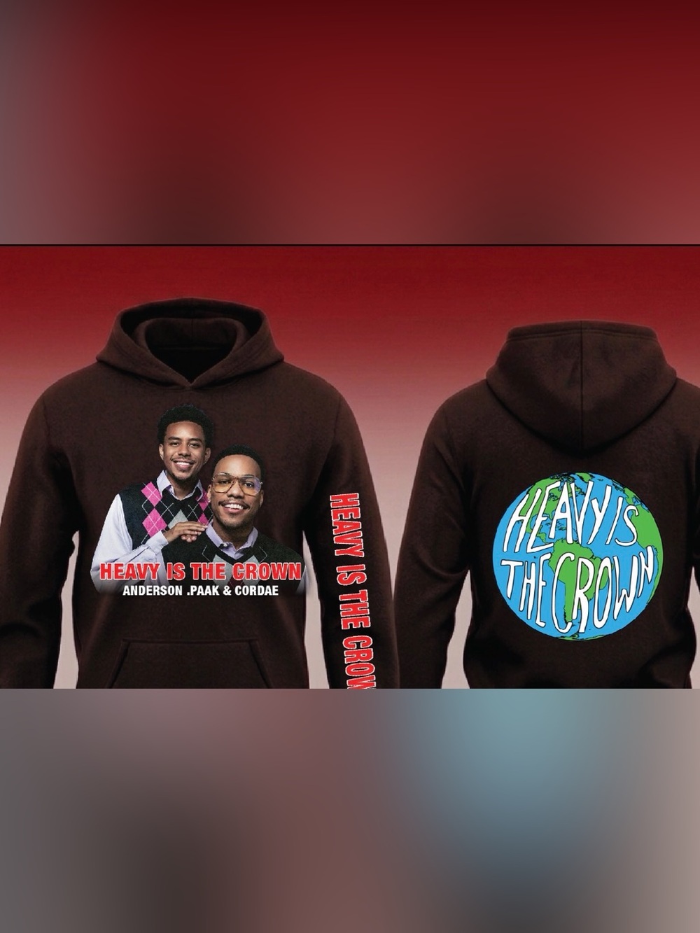 Anderson .Paak x Cordae Heavy is The Crown Pullover Hoodie S-5XL New 2026